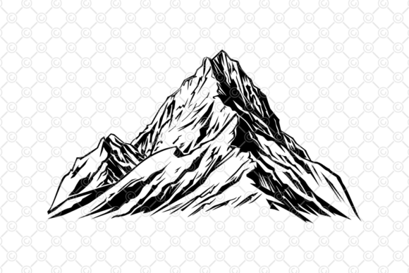 Download Mountain SVG - 005, Mountain Silhouette - Silhouette Collection