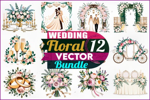 Download Wedding Floral SVG Bundle - Wedding floral svg Collection