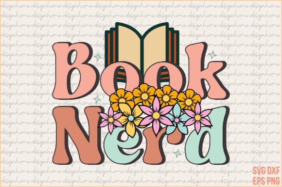 Download Retro Book Nerd SVG Design - Book nerd svg Collection