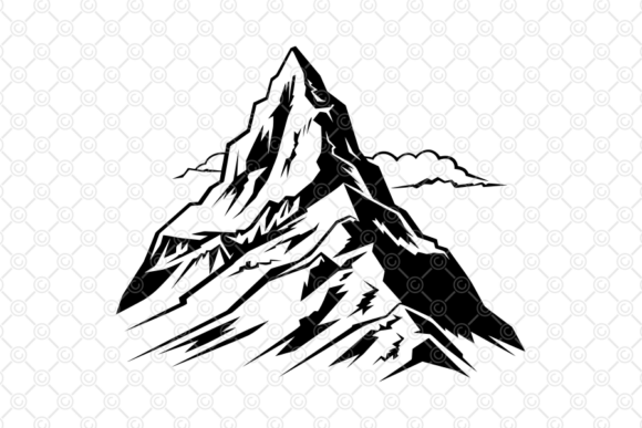 Download Mountain SVG - 004, Mountain Silhouette - Silhouette Collection