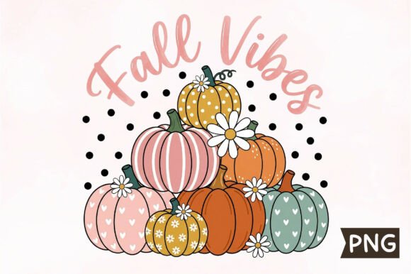 Download Fall Vibes Pumpkin Floral Sublimation - Floral sublimation Collection