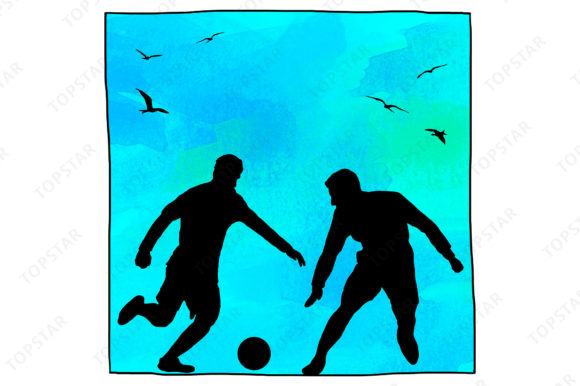 Download Football Silhouette Soccer Game Player - Silhouette Collection