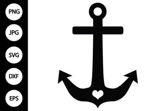 Download Silhouette Anchor SVG - Silhouette Collection