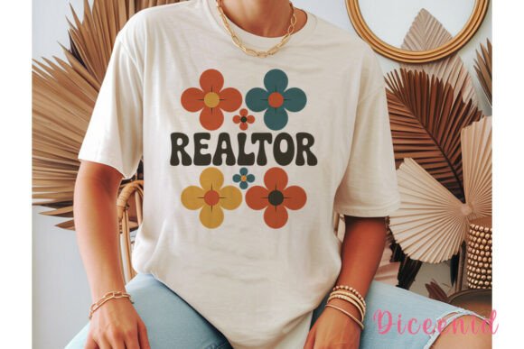 Download Realtor Retro Floral Sublimation Design - Floral sublimation Collection